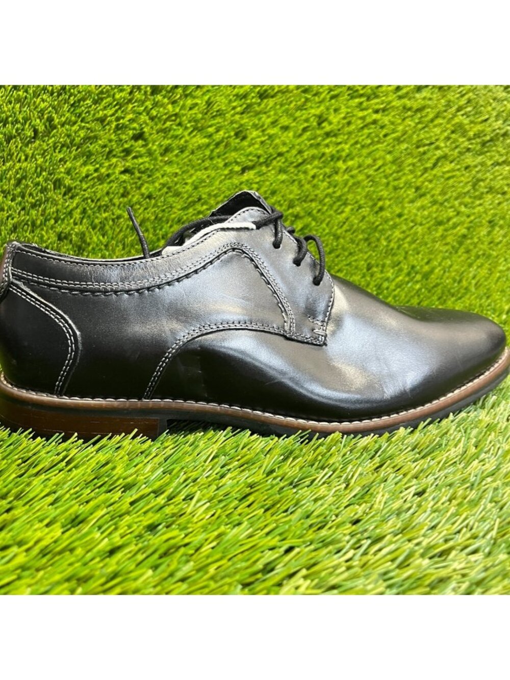 Nunn Bush‎ Westwood Mens Size 9 Black Casual Classic Leather Oxford Dress Shoes